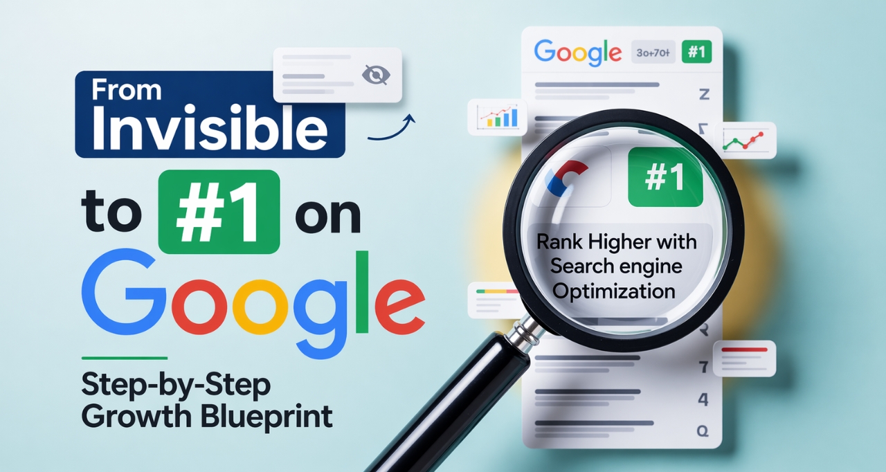 Digital Marketing Company in Laxmi Nagar Step Invisible to 1st on Google