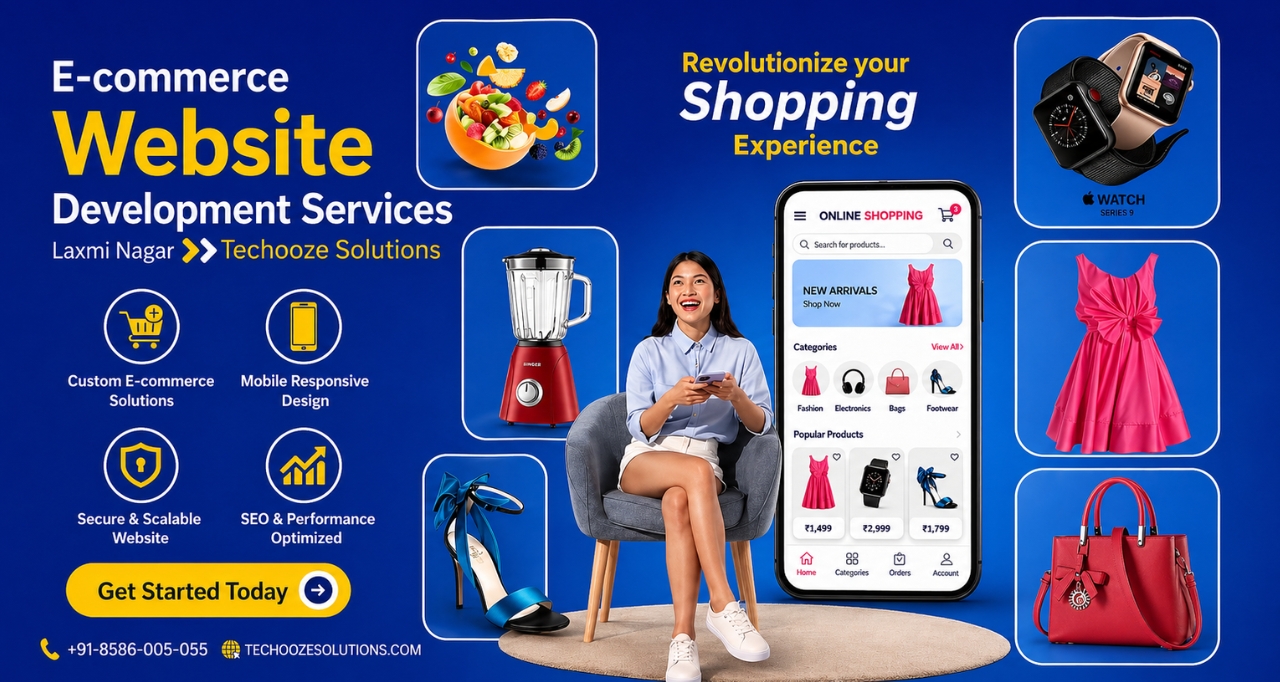 E-commerce Website Development Services in Laxmi Nagar for Businesses